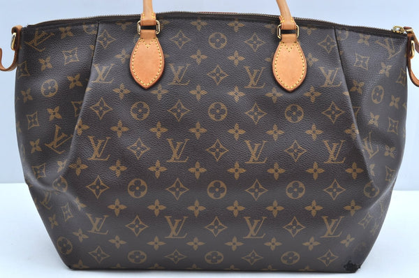 Authentic Louis Vuitton Monogram Turenne MM M48814 2Way Shoulder Hand Bag K4105