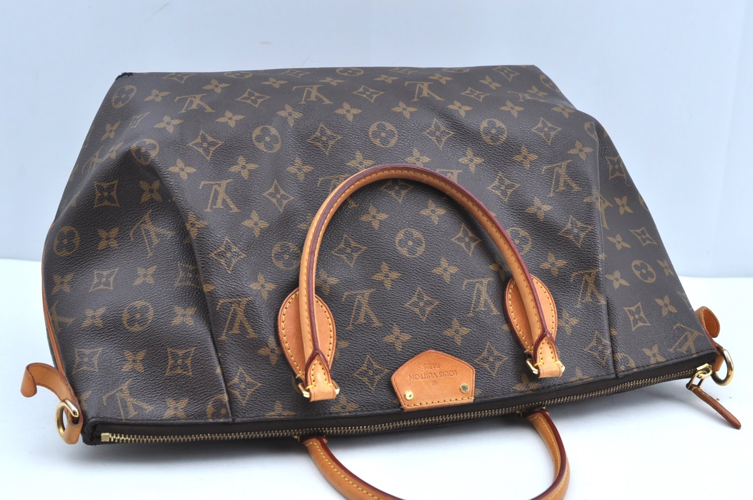 Authentic Louis Vuitton Monogram Turenne MM M48814 2Way Shoulder Hand Bag K4105