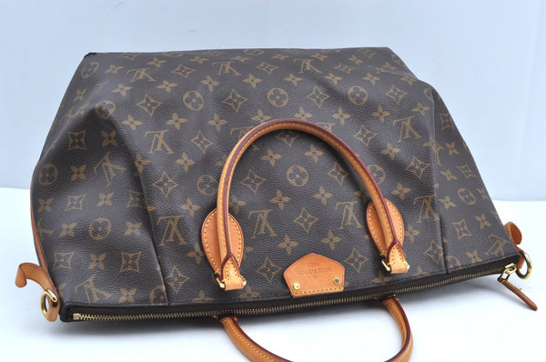 Authentic Louis Vuitton Monogram Turenne MM M48814 2Way Shoulder Hand Bag K4105