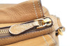Authentic PRADA Vintage Leather 2Way Shoulder Hand Bag Beige K4106