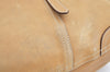 Authentic PRADA Vintage Leather 2Way Shoulder Hand Bag Beige K4106