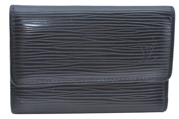 Authentic Louis Vuitton Epi Multicles 6 Key Case Black M63812 LV K4110