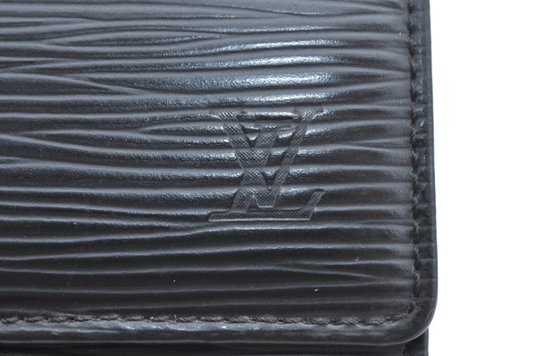 Authentic Louis Vuitton Epi Multicles 6 Key Case Black M63812 LV K4110