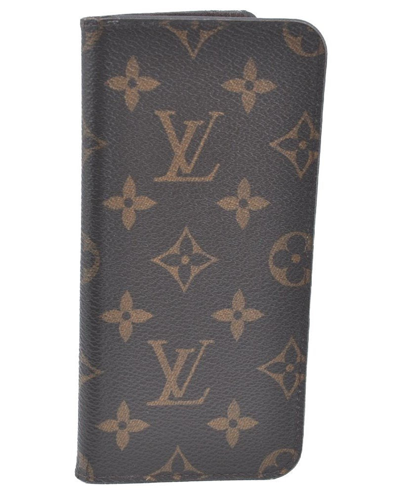 Authentic Louis Vuitton Monogram Folio Iphone 7+ Case LV K4112