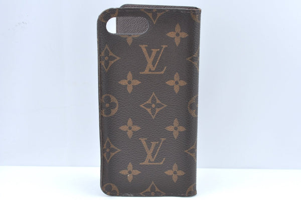 Authentic Louis Vuitton Monogram Folio Iphone 7+ Case LV K4112