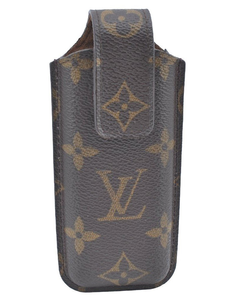 Authentic Louis Vuitton Monogram Etui TelePhone Japon Phone Case M63050 LV K4113