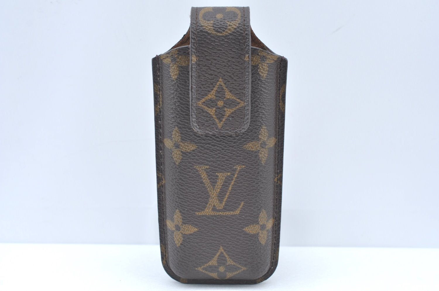 Authentic Louis Vuitton Monogram Etui TelePhone Japon Phone Case M63050 LV K4113