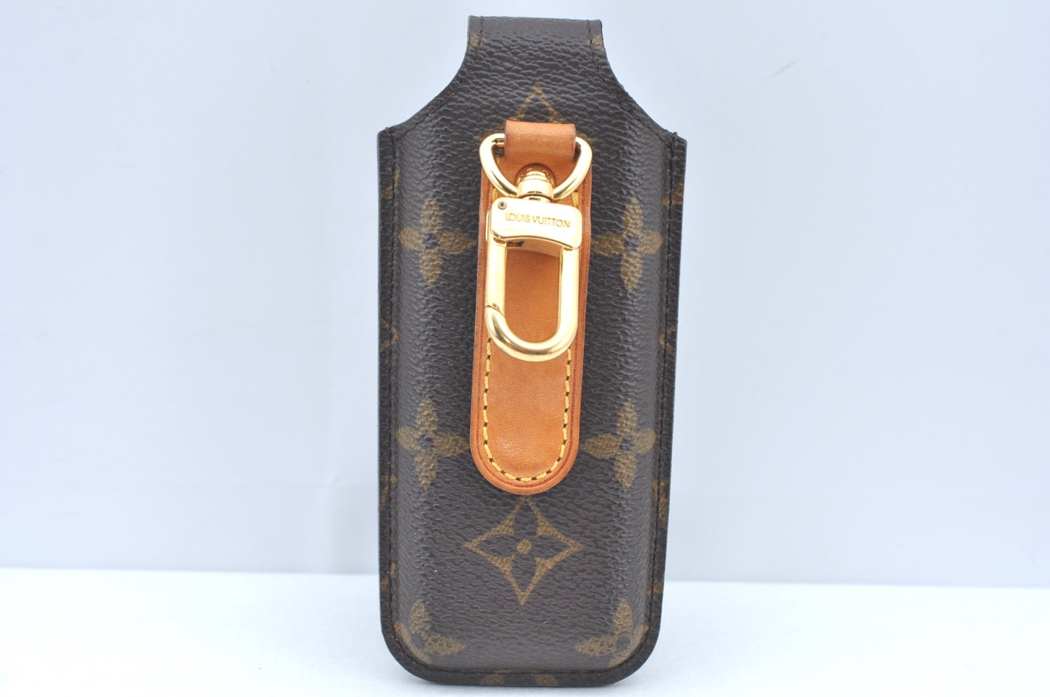 Authentic Louis Vuitton Monogram Etui TelePhone Japon Phone Case M63050 LV K4113