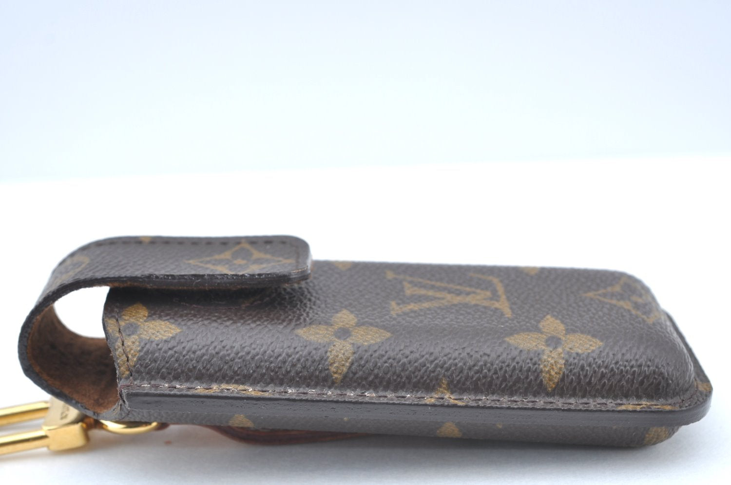 Authentic Louis Vuitton Monogram Etui TelePhone Japon Phone Case M63050 LV K4113