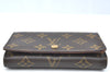 Auth Louis Vuitton Monogram Porte Monnaie Billets Tresor Wallet M61730 LV K4114