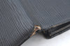 Auth Louis Vuitton Epi Pochette Porte Monnaie Credit Wallet M63572 Black K4116