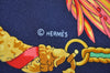 Authentic HERMES Carre 90 Scarf "HOMMAGE A CHARLES GARNIER" Silk Navy K4117