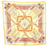 Authentic HERMES Petit Carre 40 Scarf Handkerchief "Brins dor" Silk Yellow K4118