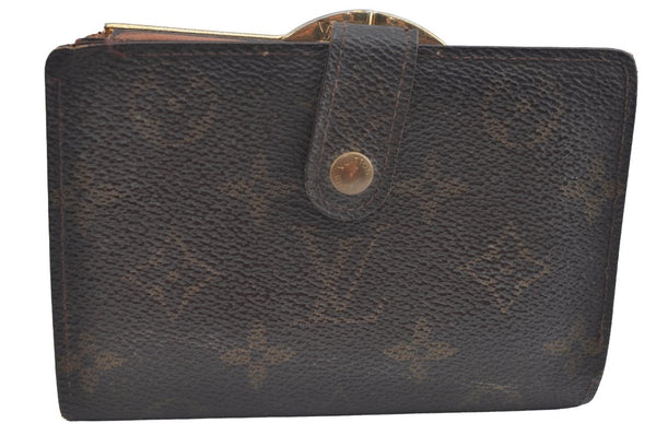 Auth Louis Vuitton Monogram Porte Monnaie Billets Viennois M61663 Wallet K4127