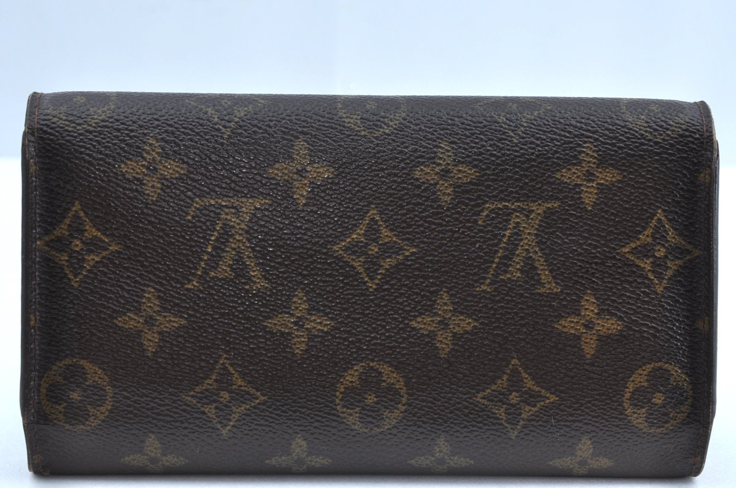 Authentic Louis Vuitton Monogram Porte Tresor International M61215 Wallet K4131