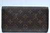 Authentic Louis Vuitton Monogram Porte Tresor International M61215 Wallet K4131