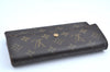 Authentic Louis Vuitton Monogram Porte Tresor International M61215 Wallet K4131