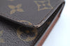 Authentic Louis Vuitton Monogram Porte Tresor International M61215 Wallet K4131