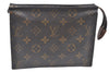 Authentic Louis Vuitton Monogram Poche Toilette 19 M47544 Cosmetics Pouch K4133