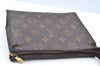 Authentic Louis Vuitton Monogram Poche Toilette 19 M47544 Cosmetics Pouch K4133