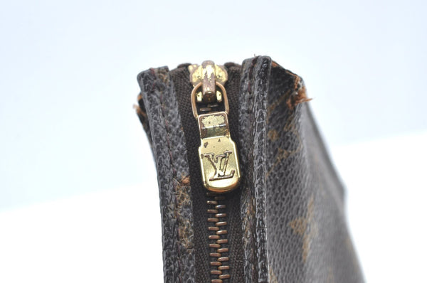 Authentic Louis Vuitton Monogram Poche Toilette 19 M47544 Cosmetics Pouch K4133