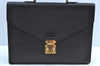 Authentic Louis Vuitton Epi Serviette Conseiller Briefcase Black M54422 LV K4137