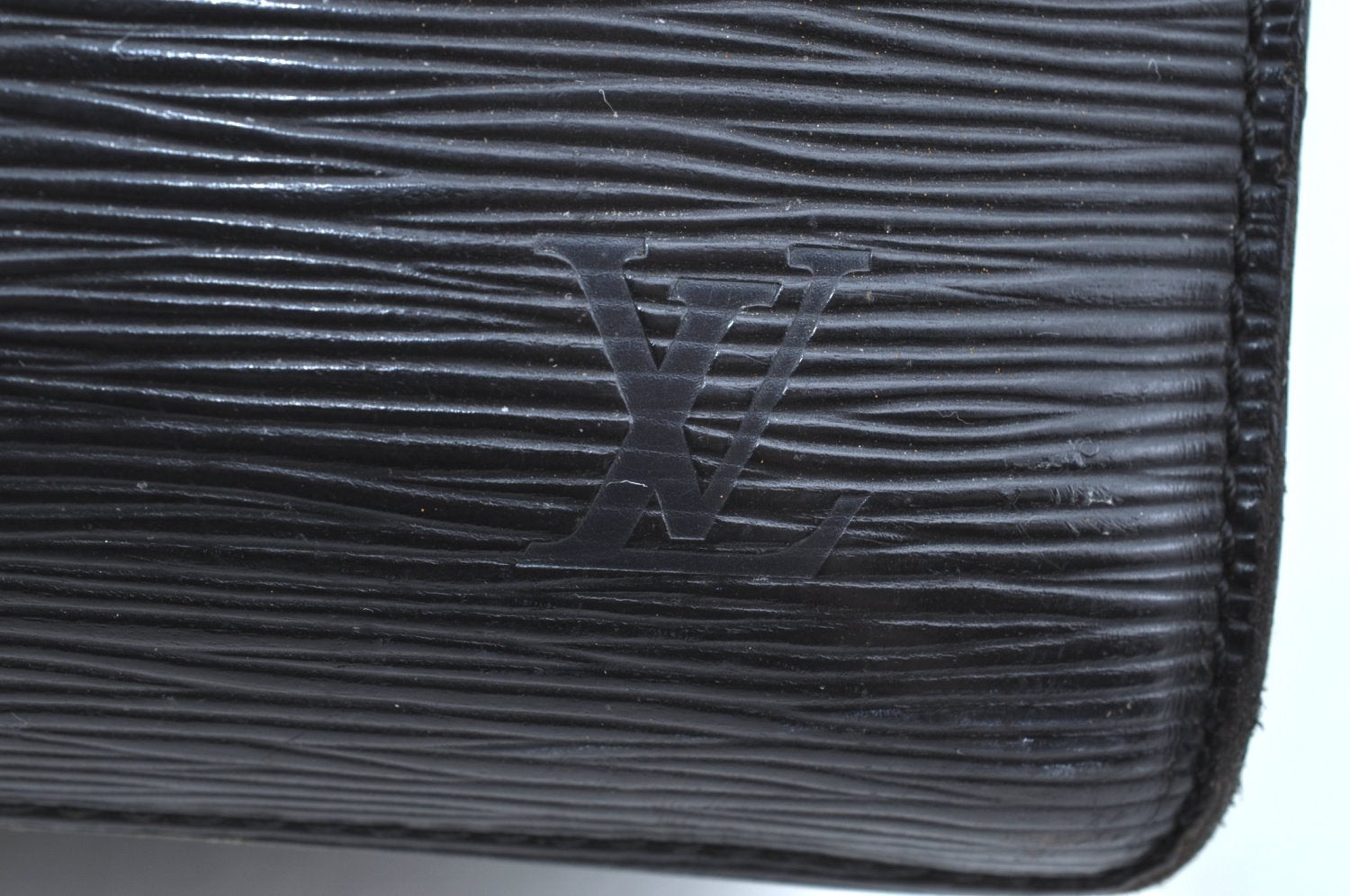 Authentic Louis Vuitton Epi Serviette Conseiller Briefcase Black M54422 LV K4137