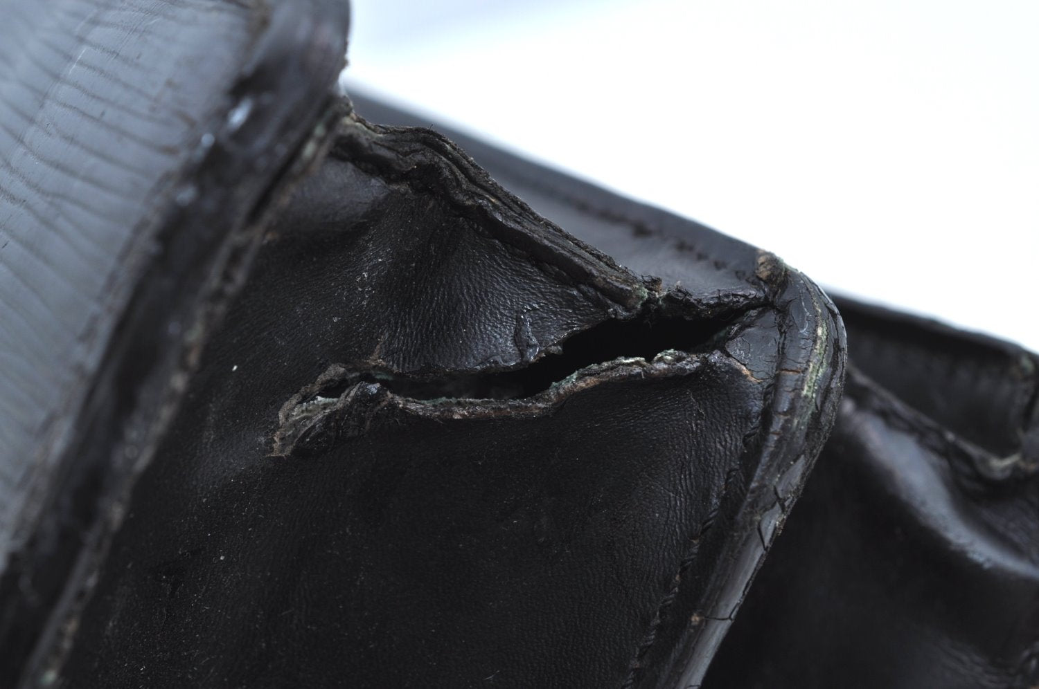 Authentic Louis Vuitton Epi Serviette Conseiller Briefcase Black M54422 LV K4137