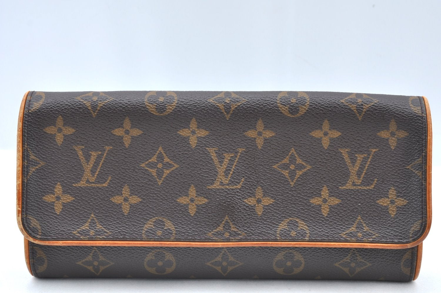 Authentic Louis Vuitton Monogram Pochette Twin GM Shoulder Bag M51852 LV K4142