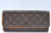 Authentic Louis Vuitton Monogram Pochette Twin GM Shoulder Bag M51852 LV K4142