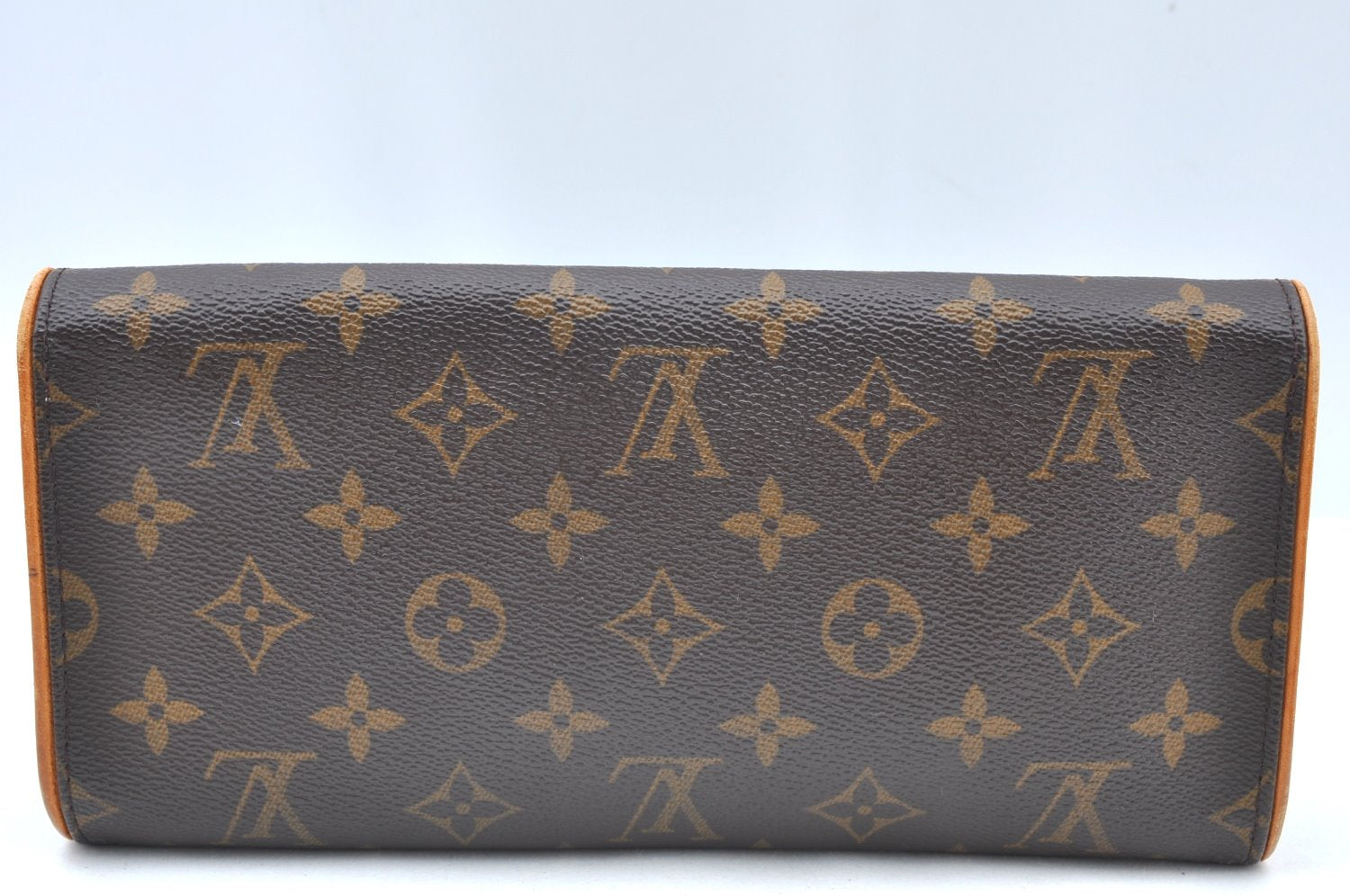Authentic Louis Vuitton Monogram Pochette Twin GM Shoulder Bag M51852 LV K4142