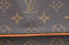 Authentic Louis Vuitton Monogram Pochette Twin GM Shoulder Bag M51852 LV K4142