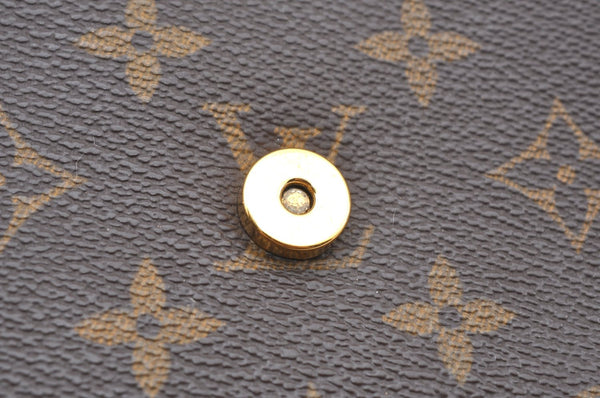 Authentic Louis Vuitton Monogram Pochette Twin GM Shoulder Bag M51852 LV K4142