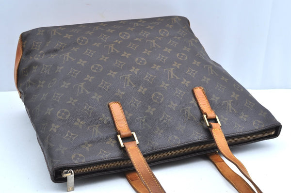 Auth Louis Vuitton Monogram Cabas Mezzo Shoulder Tote Bag M51151 LV Junk K4143