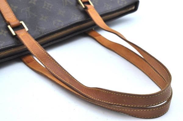 Auth Louis Vuitton Monogram Cabas Mezzo Shoulder Tote Bag M51151 LV Junk K4143