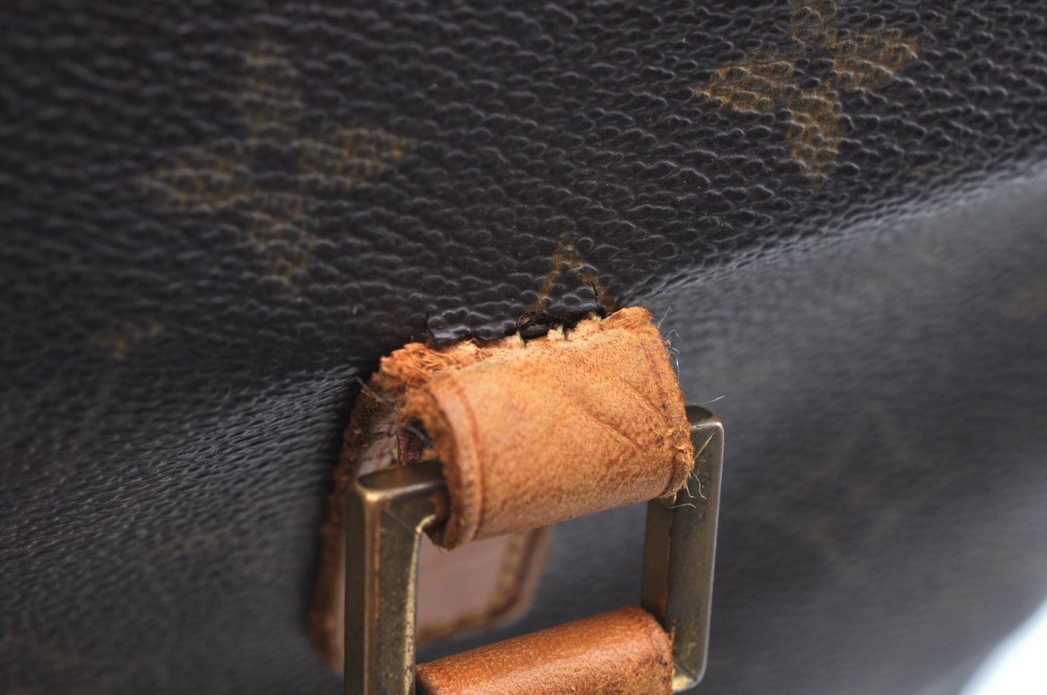 Auth Louis Vuitton Monogram Cabas Mezzo Shoulder Tote Bag M51151 LV Junk K4143