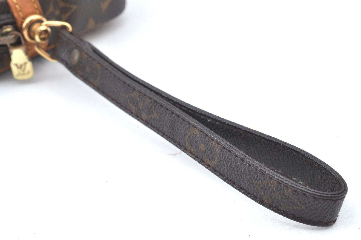 Authentic Louis Vuitton Monogram Marly Dragonne PM M51827 Clutch Hand Bag K4144