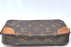 Authentic Louis Vuitton Monogram Marly Dragonne PM M51827 Clutch Hand Bag K4144