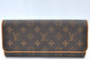 Authentic Louis Vuitton Monogram Pochette Twin GM Shoulder Bag M51852 LV K4146