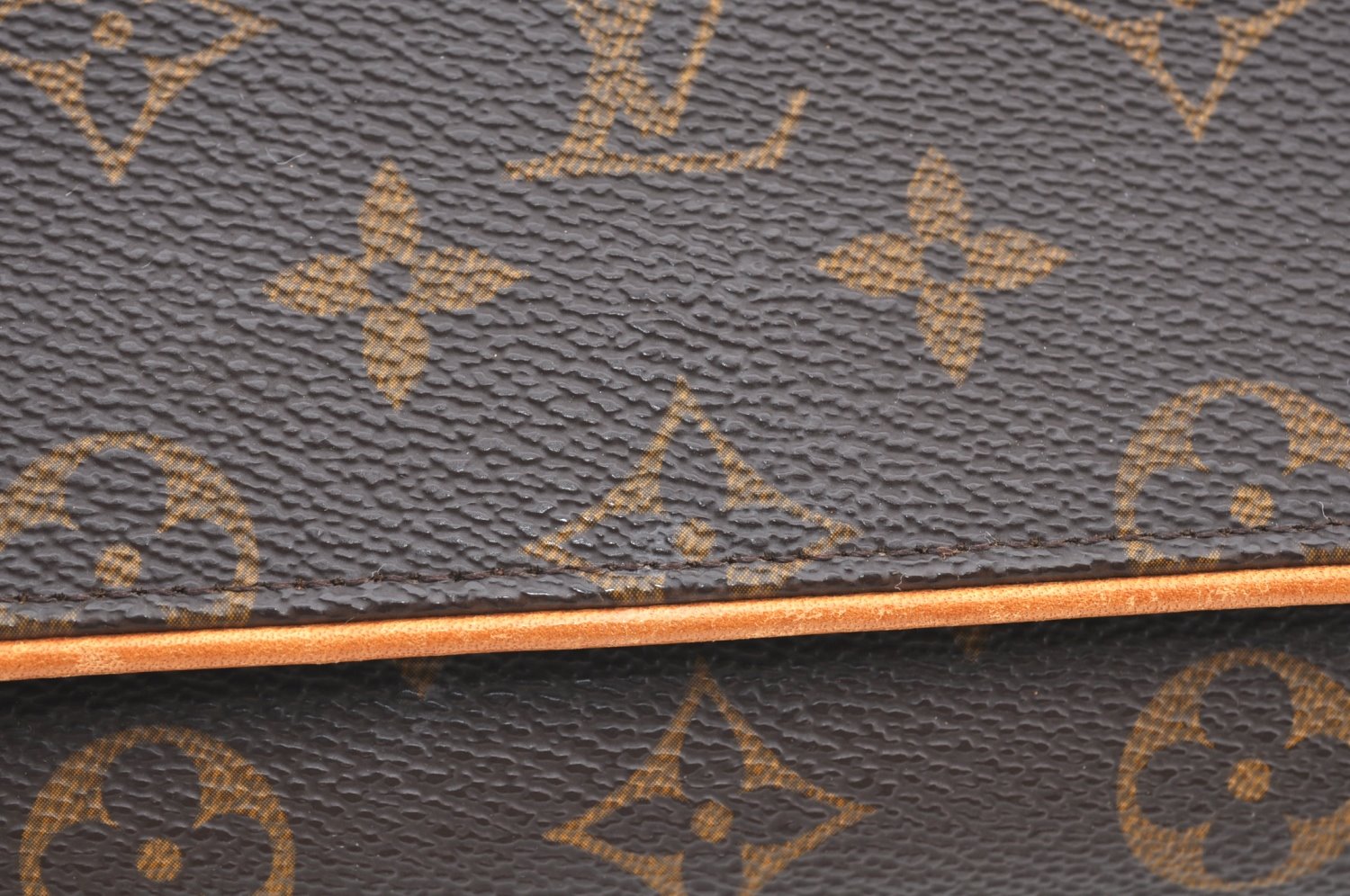 Authentic Louis Vuitton Monogram Pochette Twin GM Shoulder Bag M51852 LV K4146