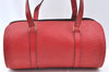 Authentic Louis Vuitton Epi Soufflot Hand Bag Red M52227 LV K4148