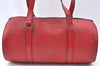Authentic Louis Vuitton Epi Soufflot Hand Bag Red M52227 LV K4148