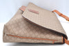 Authentic CELINE Macadam Blason Shoulder Cross Body Bag PVC Leather Beige K4150