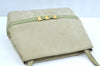 Authentic Salvatore Ferragamo Vara Shoulder Bag Suede Leather Light Green K4151