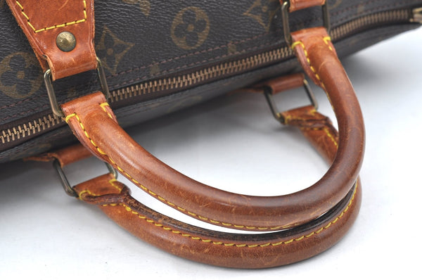 Authentic Louis Vuitton Monogram Speedy 30 Hand Boston Bag M41526 LV K4159