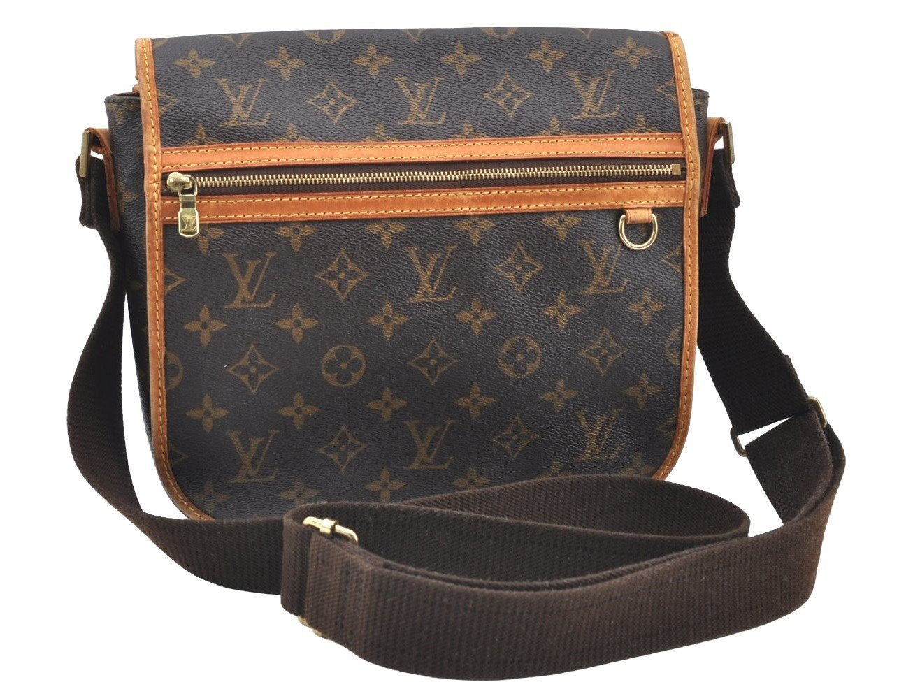 Auth Louis Vuitton Monogram Messenger Bosphore PM Shoulder Bag M40106 LV K4161