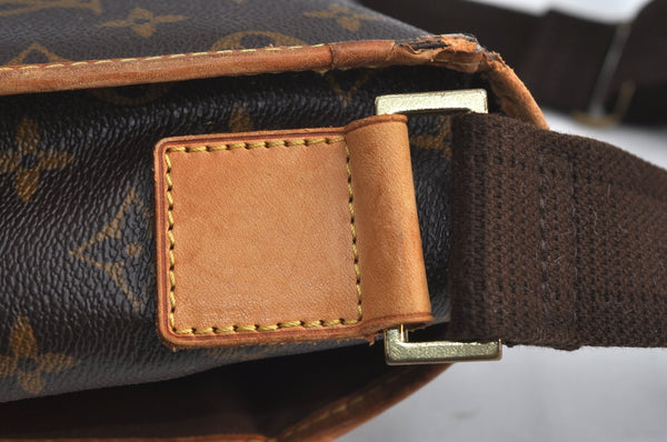 Auth Louis Vuitton Monogram Messenger Bosphore PM Shoulder Bag M40106 LV K4161
