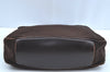 Authentic GUCCI Bamboo 2Way Shoulder Hand Bag Nylon Leather 0011638 Brown K4164