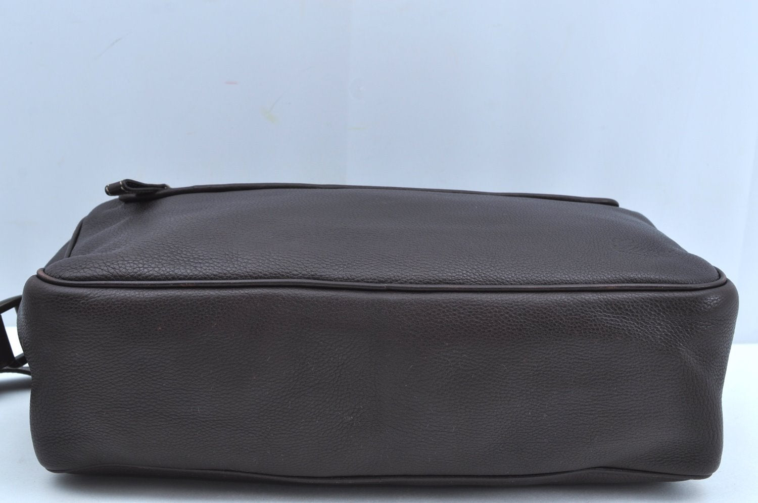 Authentic GUCCI Vintage Shoulder Cross Body Bag Leather Brown K4166