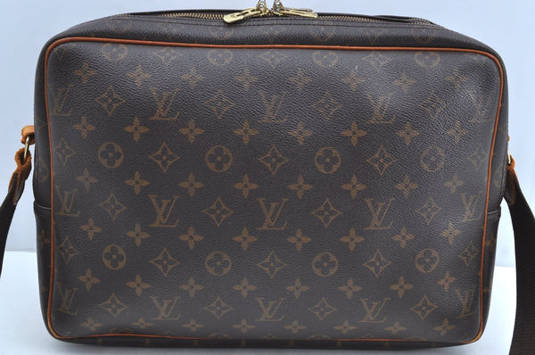 Authentic Louis Vuitton Monogram Reporter GM Shoulder Cross Bag M45252 LV K4167